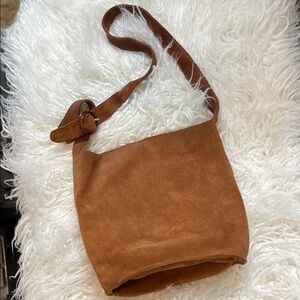 Urban Outfitters Tan Suede Hobo Bag